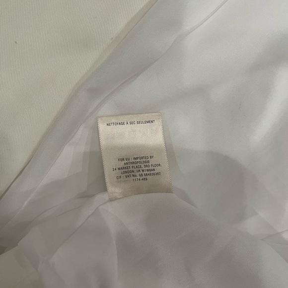 [4P]Cartonnier Anthropologie Off White Women's Open Blazer - Picture 8 of 9